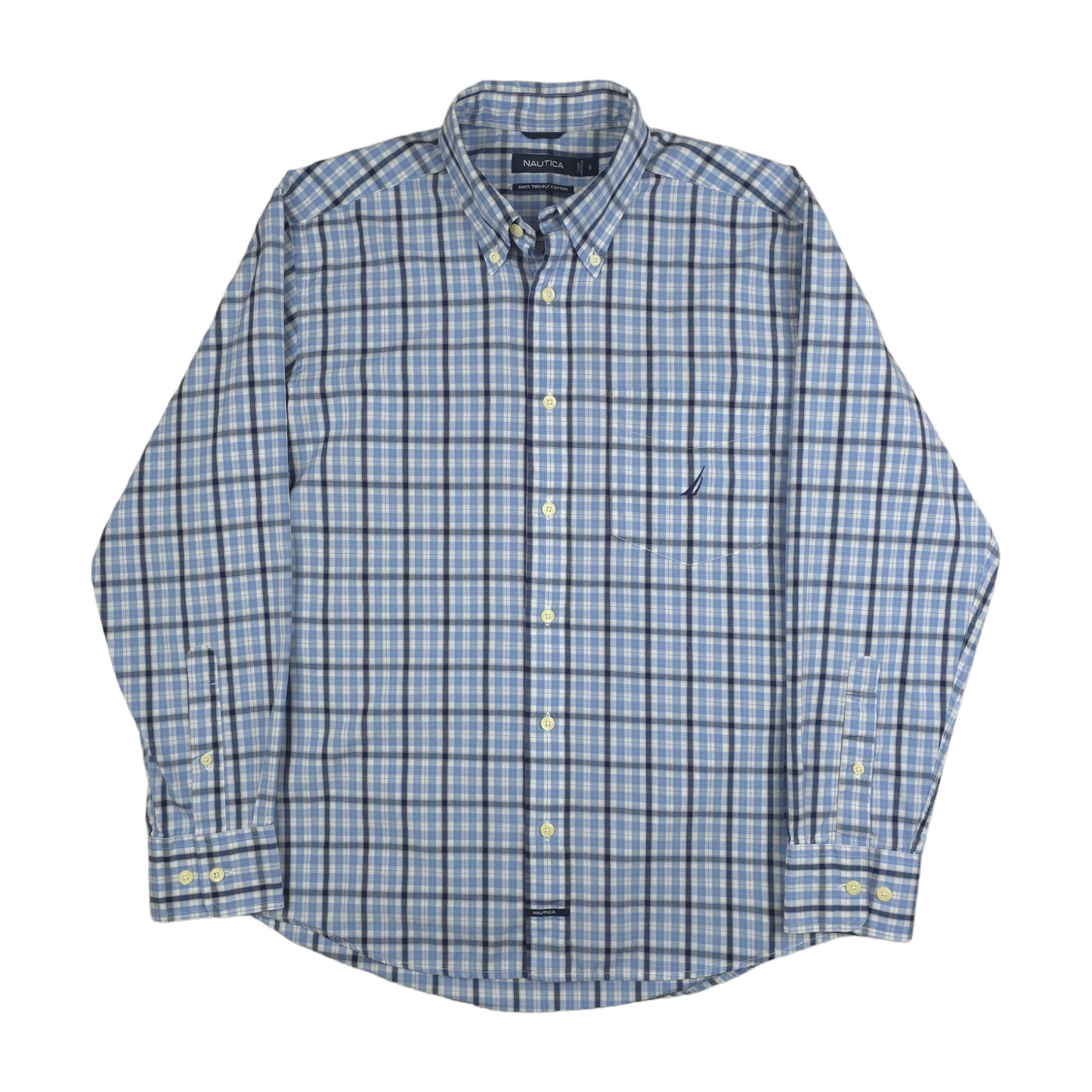 Nautica Long Sleeve Button Up Shirt - S/M