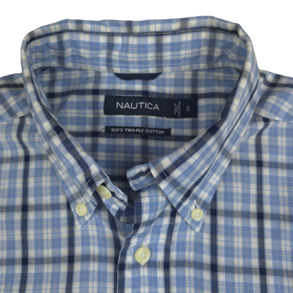 Nautica Long Sleeve Button Up Shirt - S/M