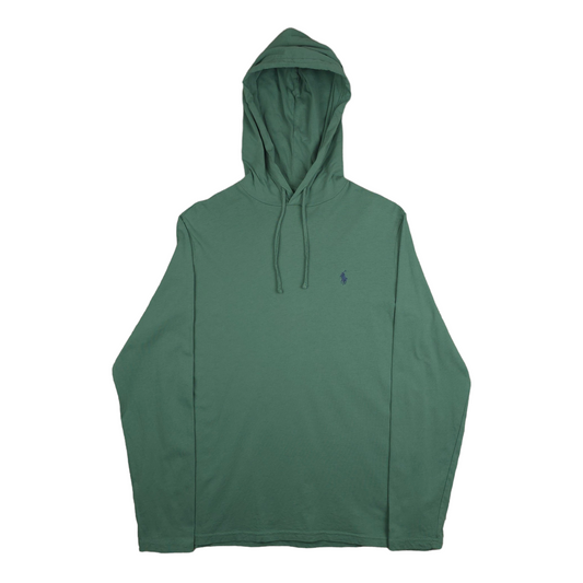 Ralph Lauren Hooded Long Sleeve Tee - M