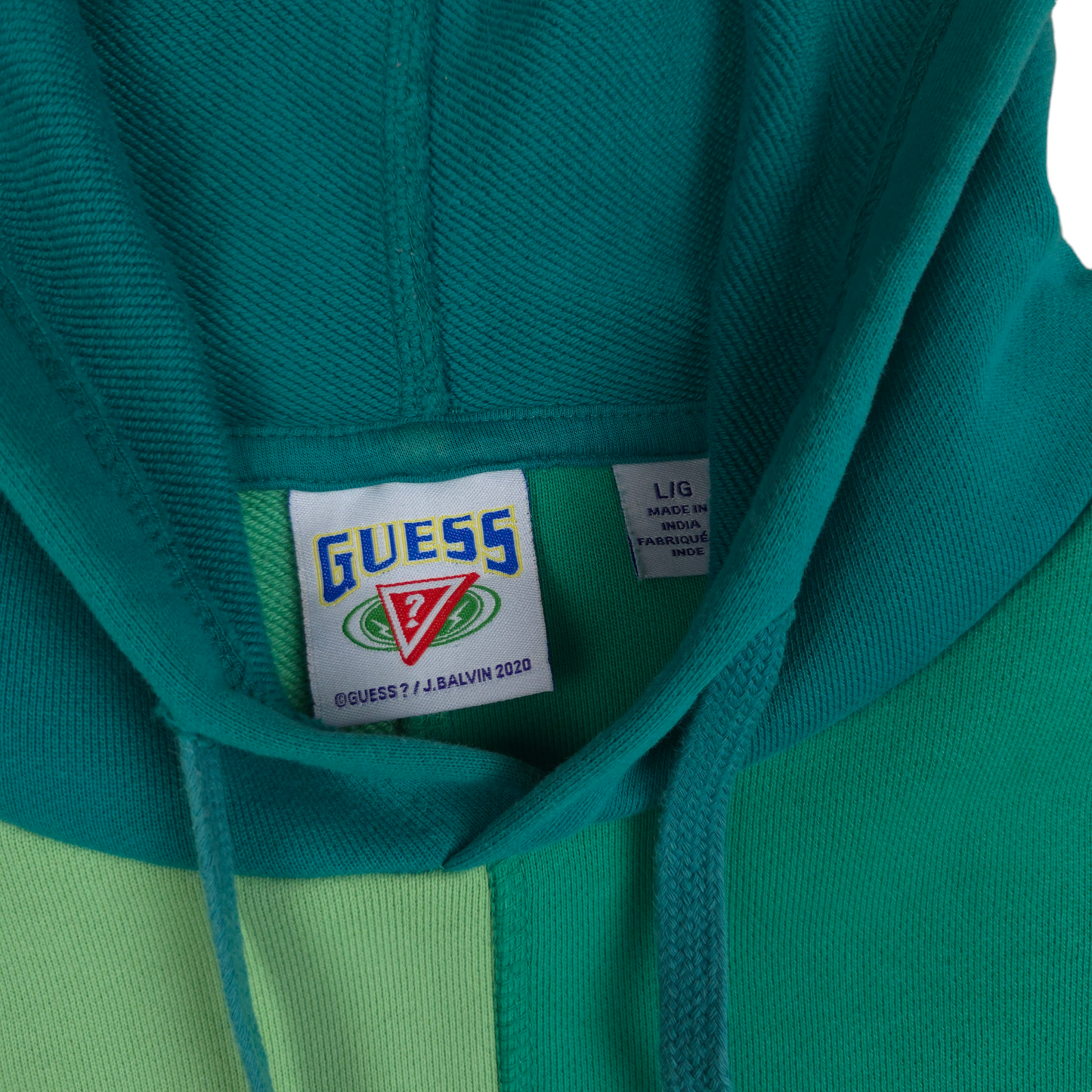 Guess X J Balvin Colour Block Hoodie - L