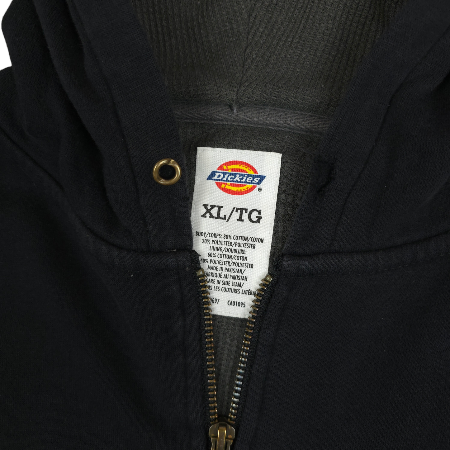 Vintage Dickies Full Zip Hoodie - XL