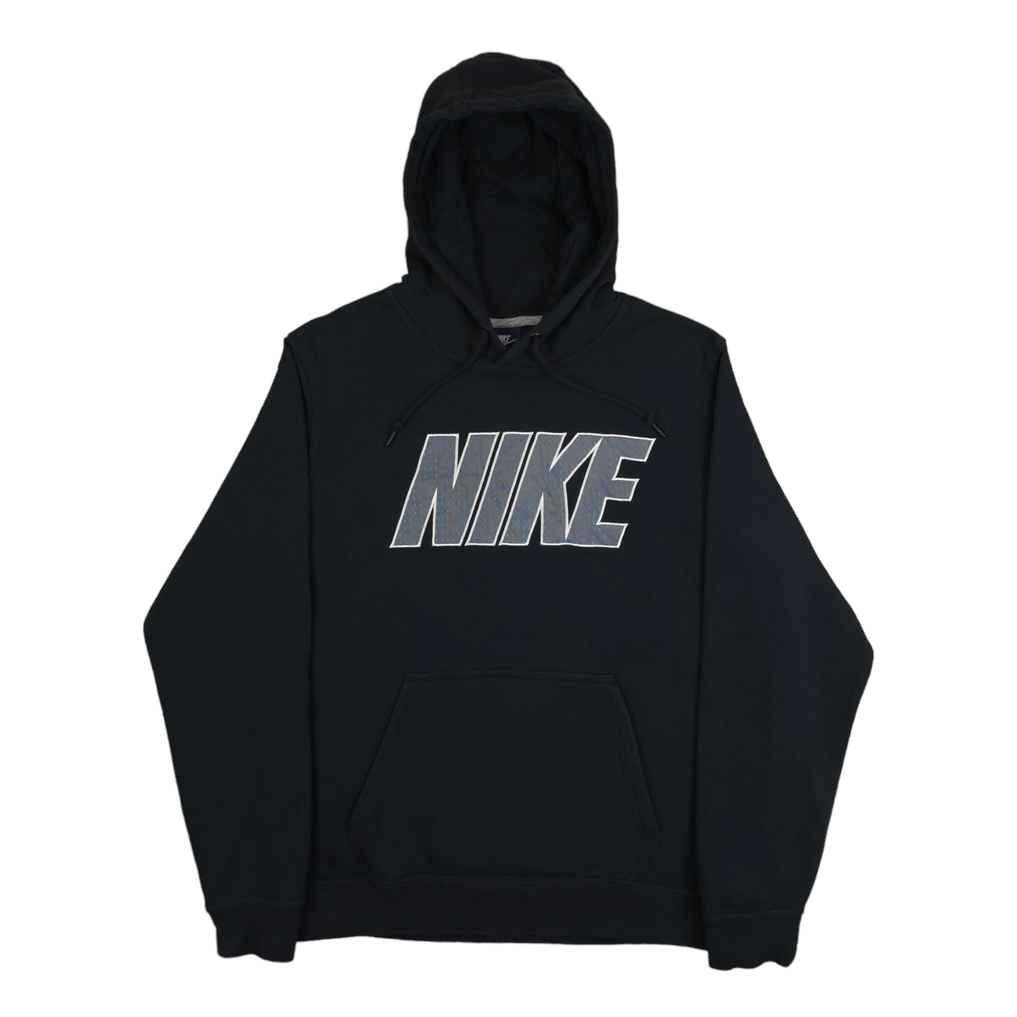 Y2K Nike Spellout Hoodie - L