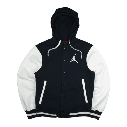 Jordan Hooded Varsity Jacket - M
