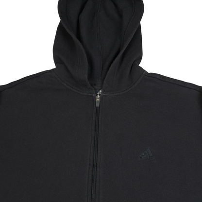 Y2K Adidas Full Zip Hoodie - L