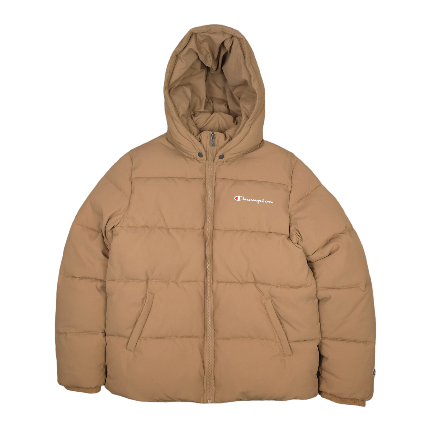 Champion Hooded Puffer Jacket - M