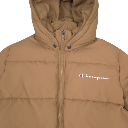 Champion Hooded Puffer Jacket - M