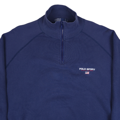 Vintage Polo Sport 1/4 Zip Sweater - XL