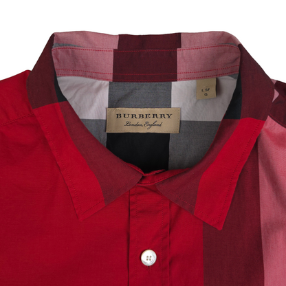 Burberry Long Sleeve Button Up Shirt - L