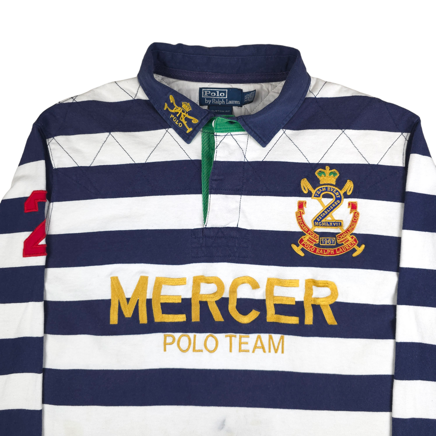 Vintage Ralph Lauren Mercer Polo Team Rugby Shirt - XXL