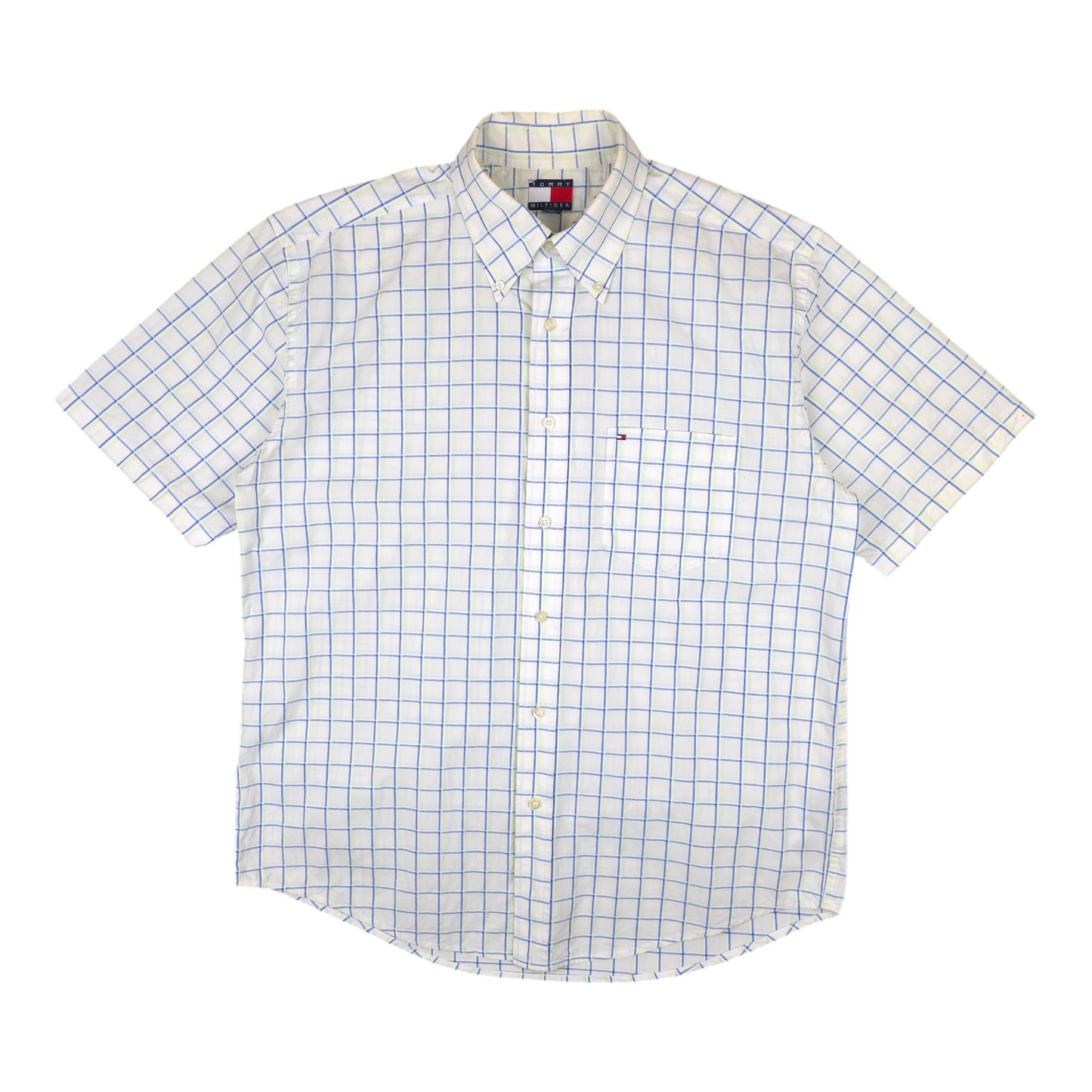 Vintage Tommy Hilfiger Check Button Up Shirt - M