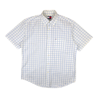 Vintage Tommy Hilfiger Check Button Up Shirt - M