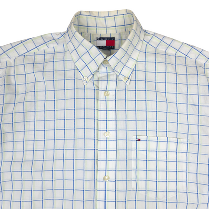 Vintage Tommy Hilfiger Check Button Up Shirt - M