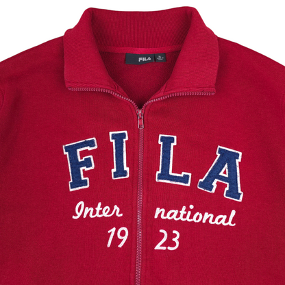 Vintage Fila Full Zip Sweater - L