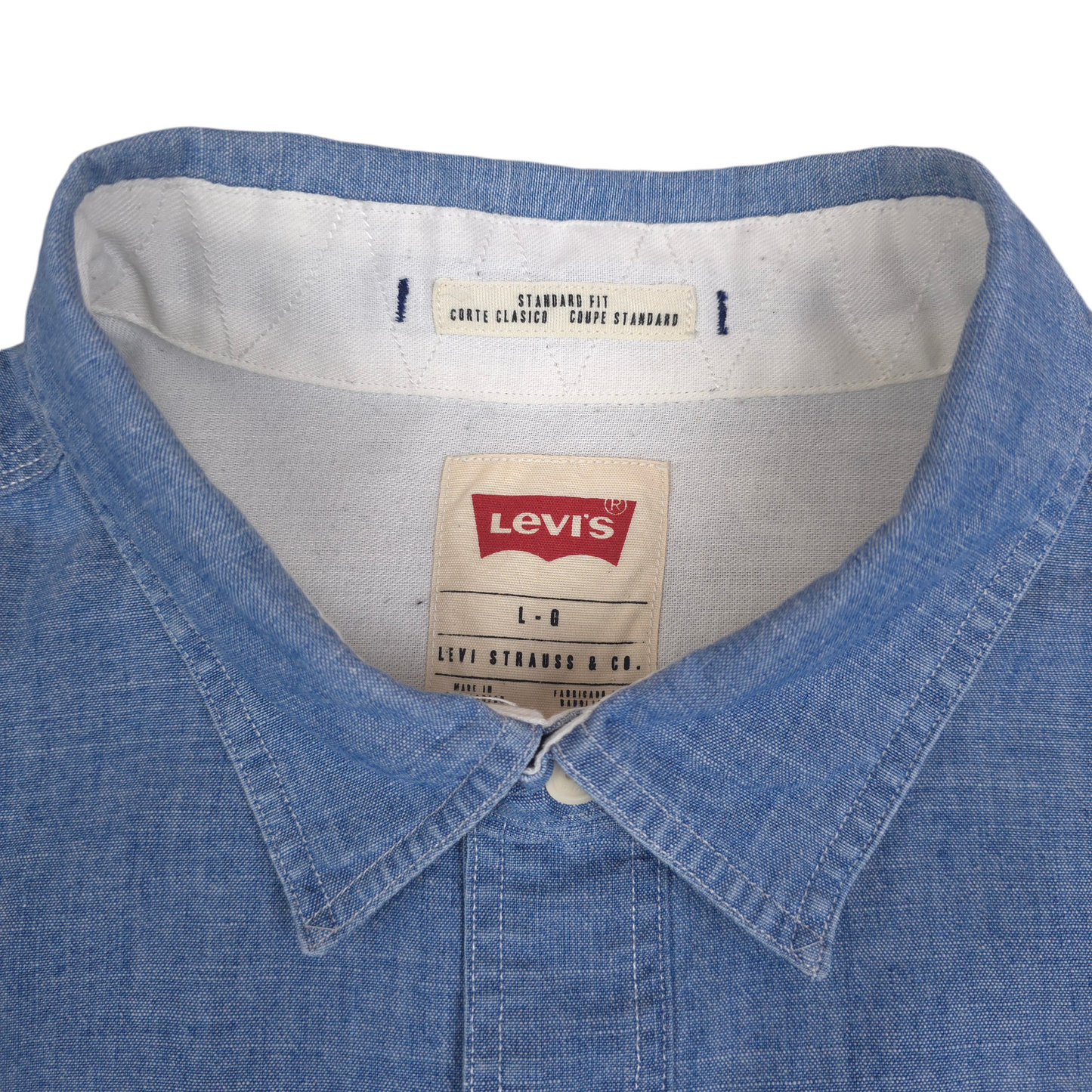 Levi's Long Sleeve Button Up Shirt - L