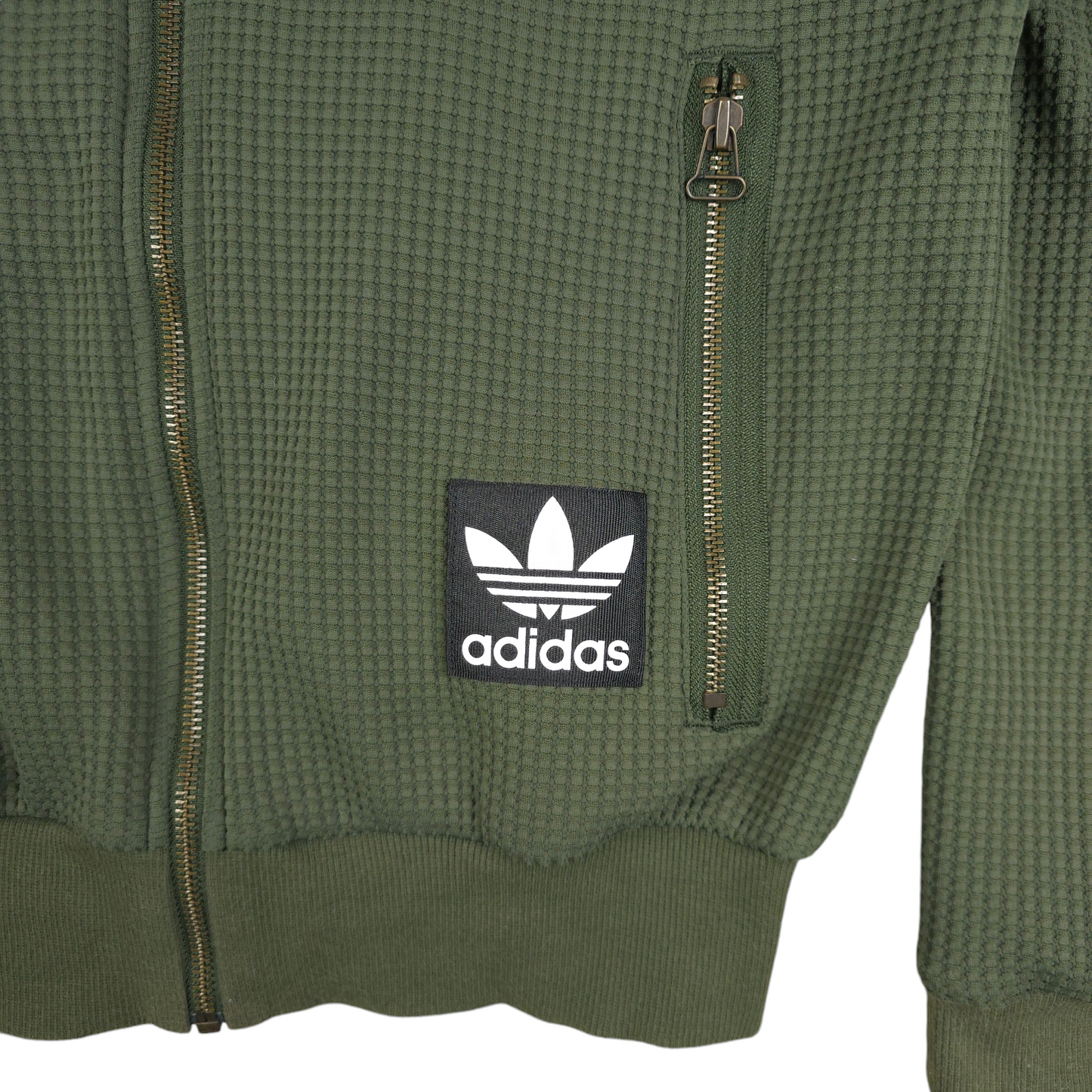 Adidas Military Waffle Track Jacket - S