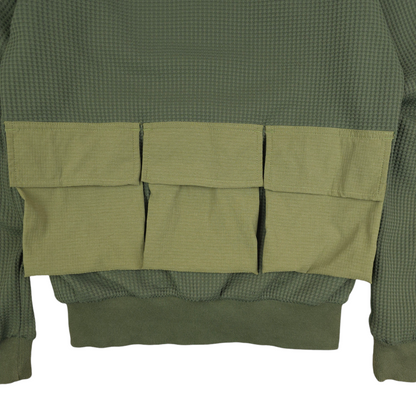 Adidas Military Waffle Track Jacket - S