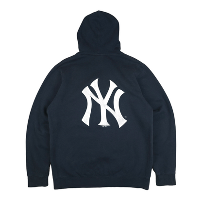 New York Yankees Majestic Faded Hoodie - L