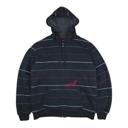 Y2K O'Neill Sherpa Lined Full Zip Hoodie - XL