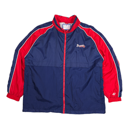 Vintage Atlanta Braves Logo Athletic Jacket - L/XL