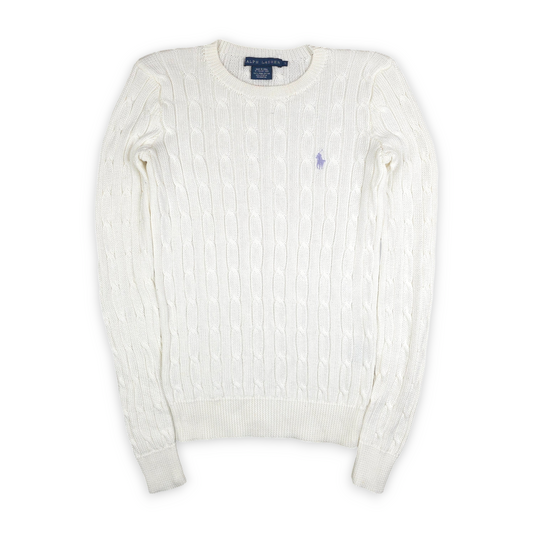 Vintage Ralph Lauren Cable Knit Sweater - WMNS S