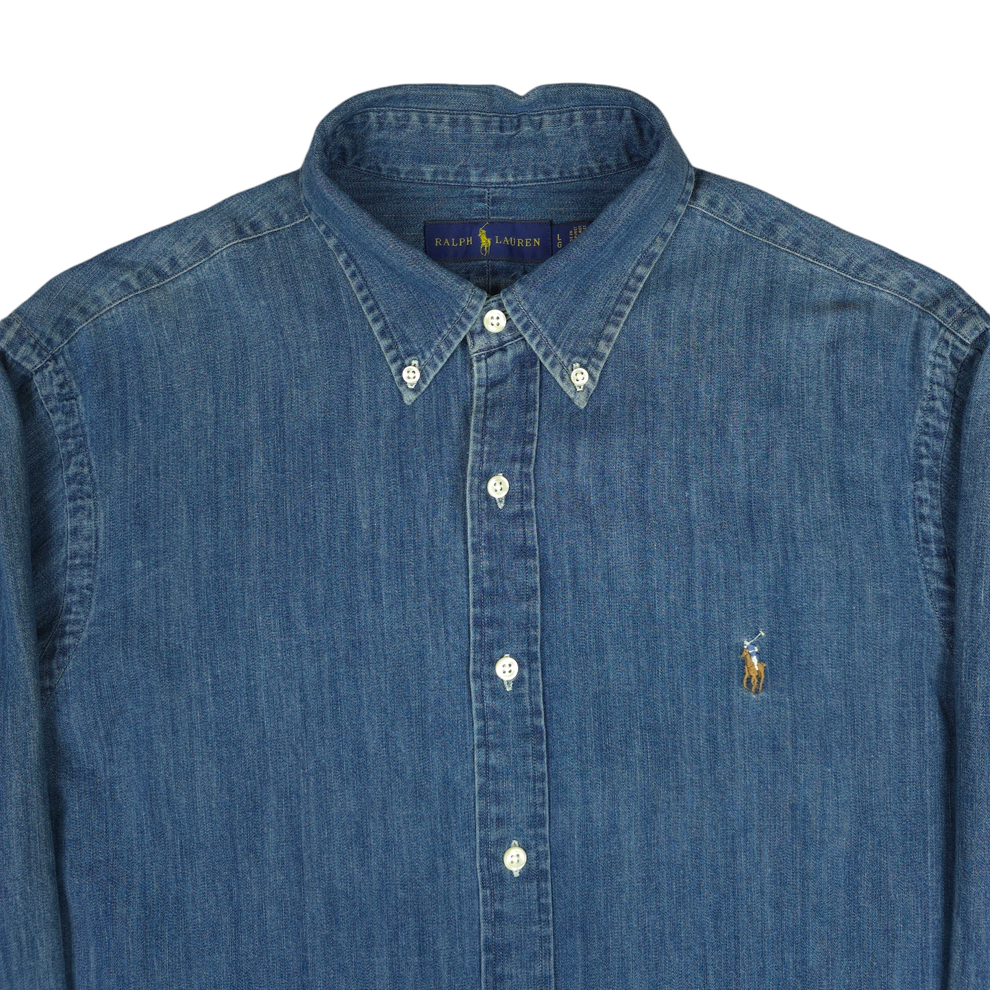 Ralph Lauren Long Sleeve Button Up Shirt - L