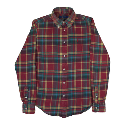 Ralph Lauren Button Up Flannel Shirt - WMNS S