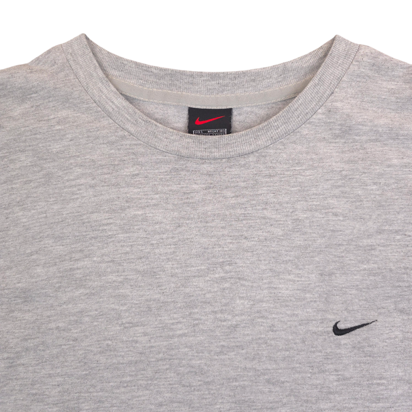 Vintage Nike Embroidered Swoosh Tee - L