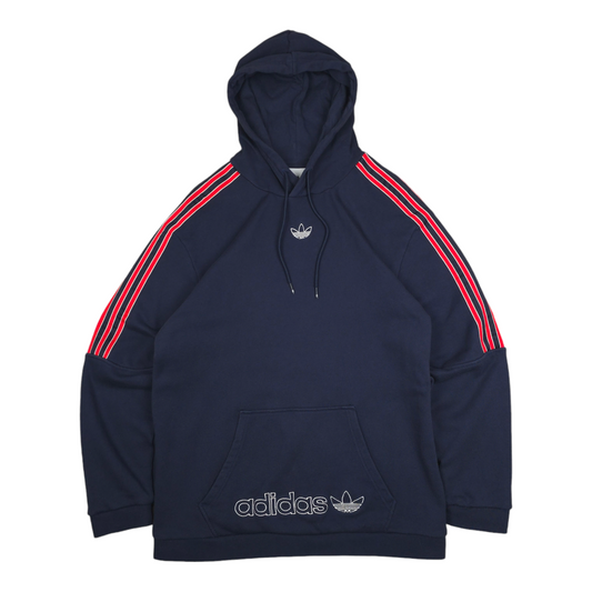 Adidas Embroidered Logo Hoodie - M