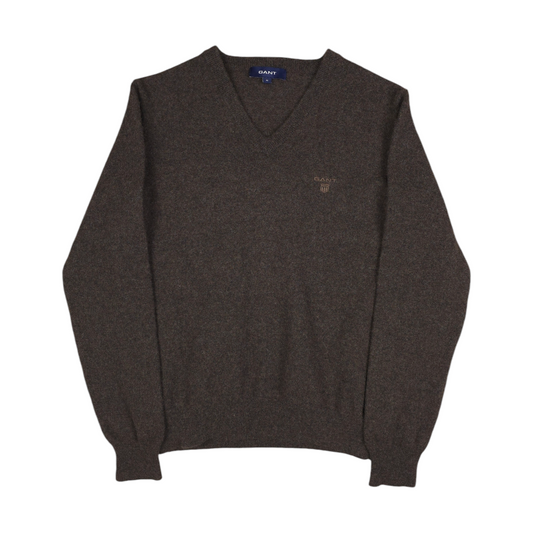 Gant Wool Knit V Neck Jumper - WMNS S