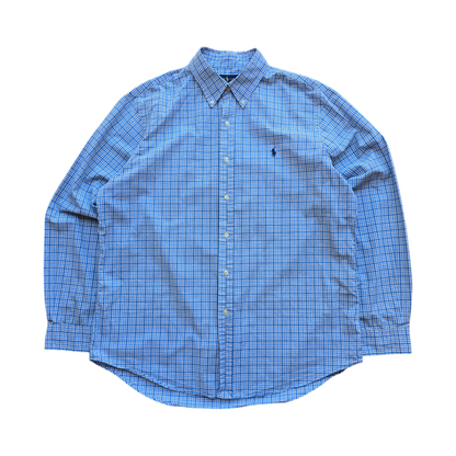 Ralph Lauren Check Button Up Shirt - L