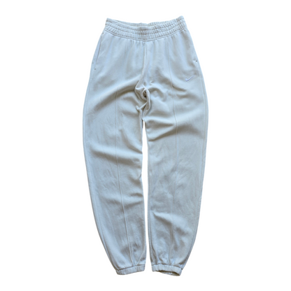 Nike Embroidered Swoosh Cream Sweatpants - WMNS S