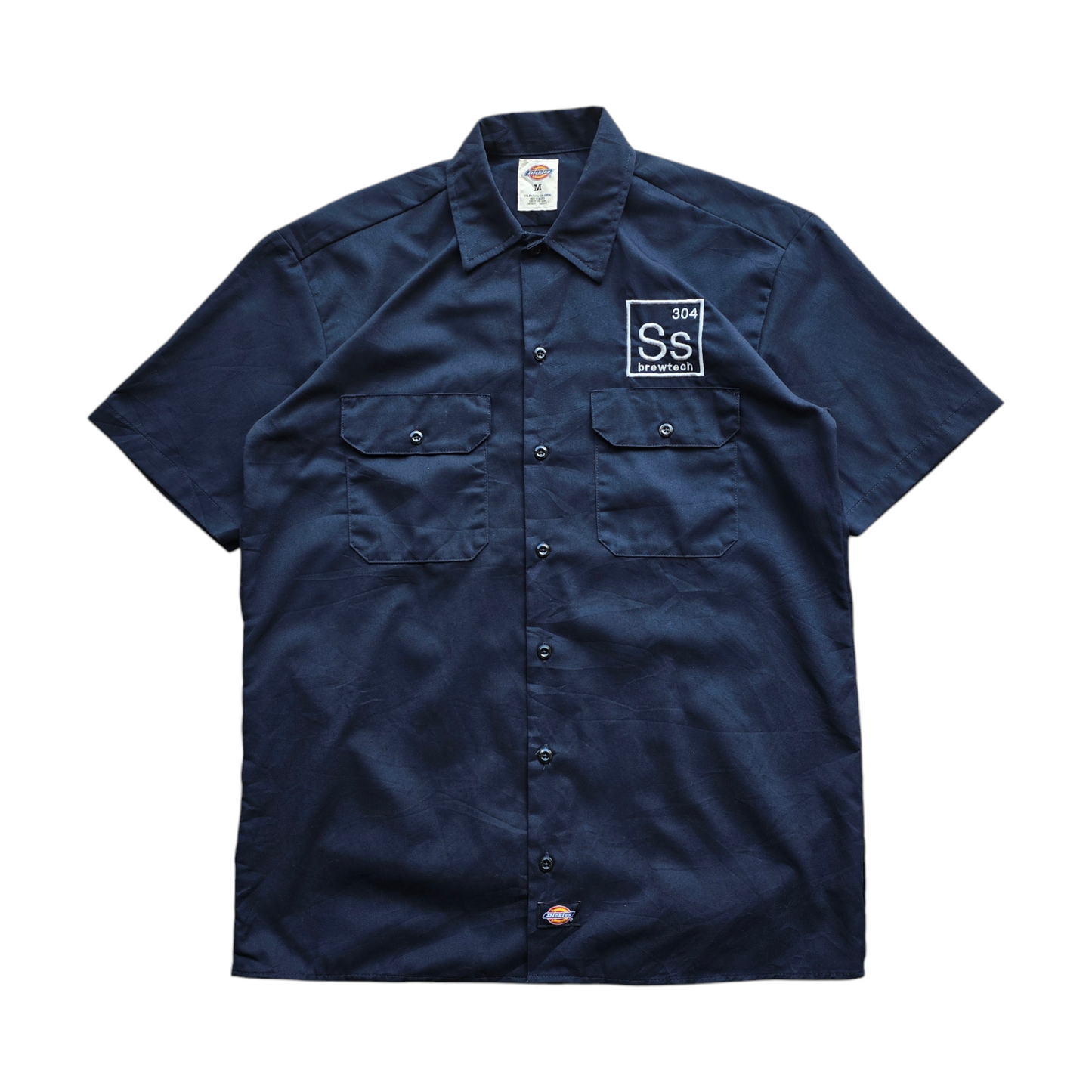 Y2K Dickies Short Sleeve Brewtech Work Shirt - M