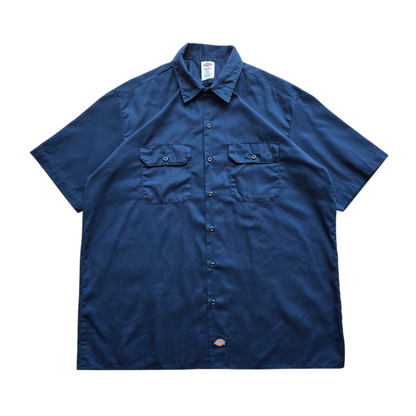 Y2K Dickies Short Sleeve Work Shirt - XL