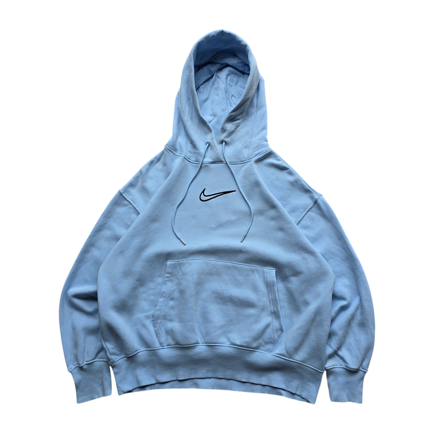 Nike Centre Swoosh Baby Blue Hoodie - S