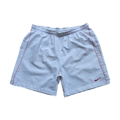 Vintage Nike Embroidered Swoosh Shorts - L