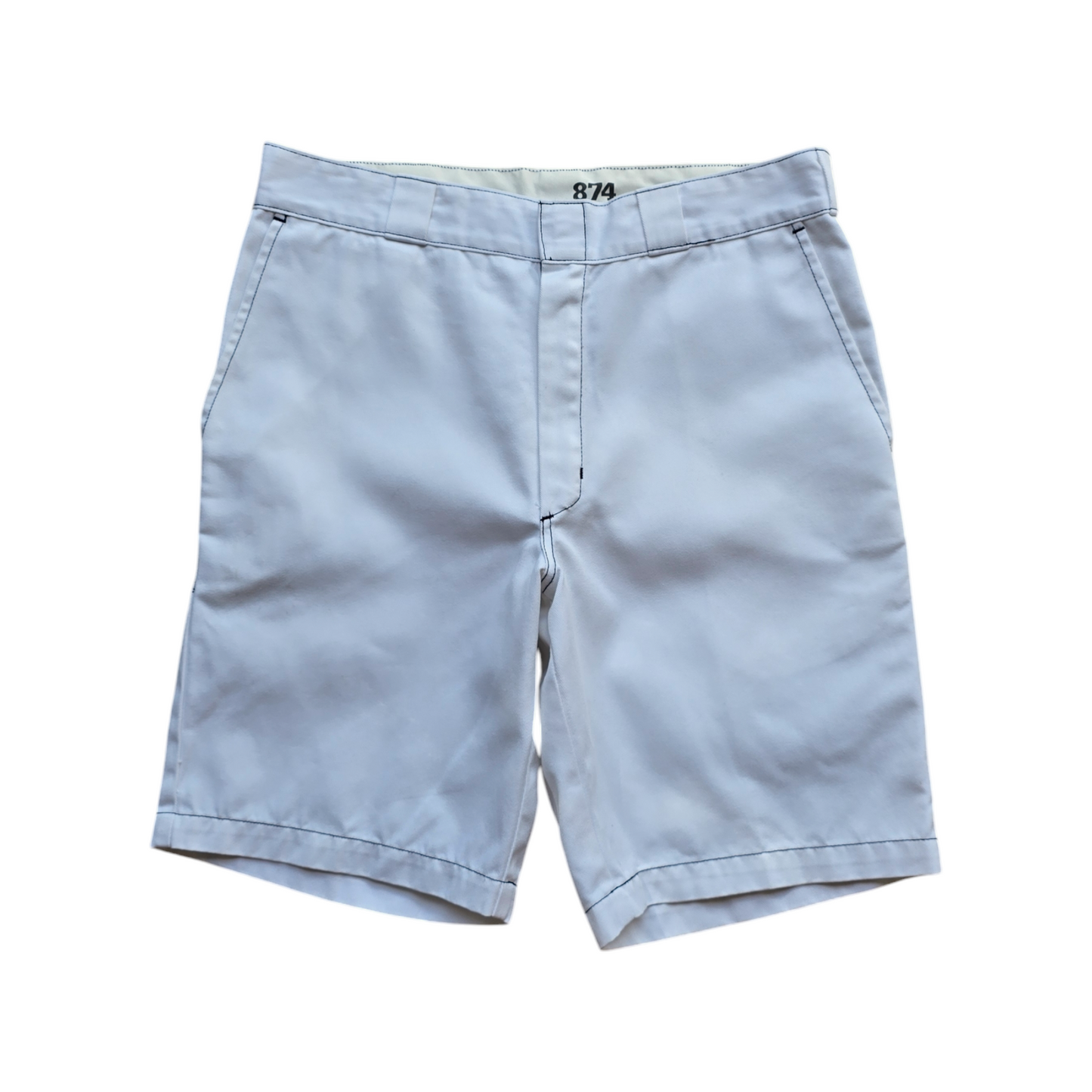 Dickies 874 White Shorts - 34