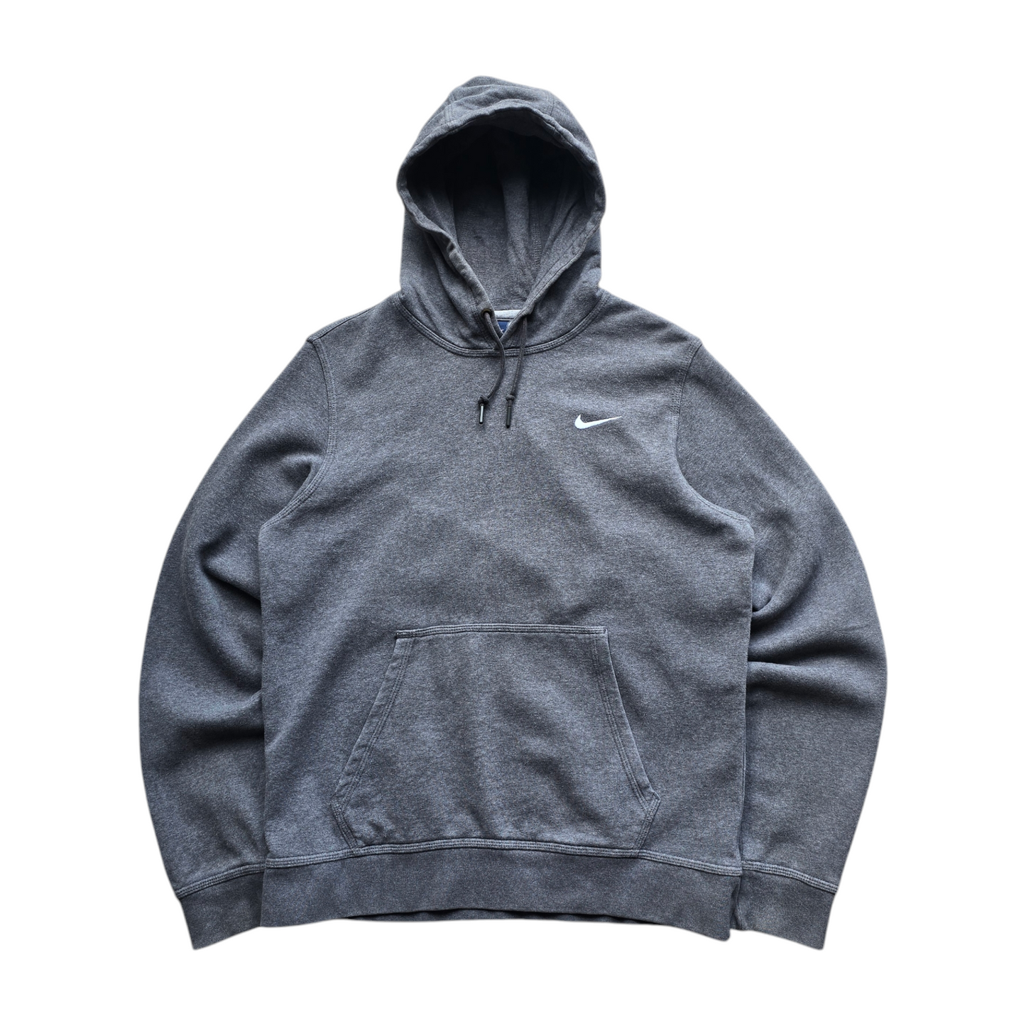 Y2K Nike Embroidered Swoosh Hoodie - M