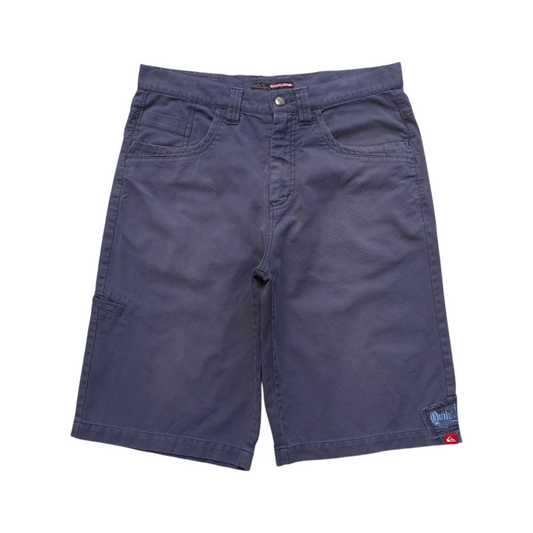 Y2K Quiksilver Faded Embroidered Shorts - 32