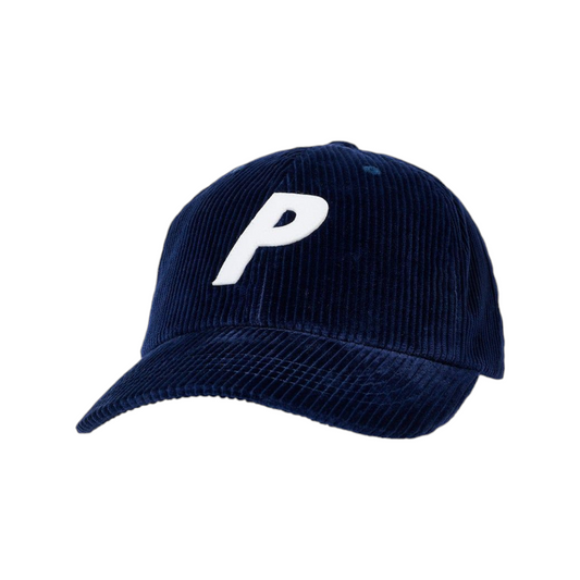 Palace Corduroy P 6-Panel Hat - Navy