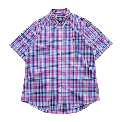 Vintage Ralph Lauren Short Sleeve Button Up Shirt - L