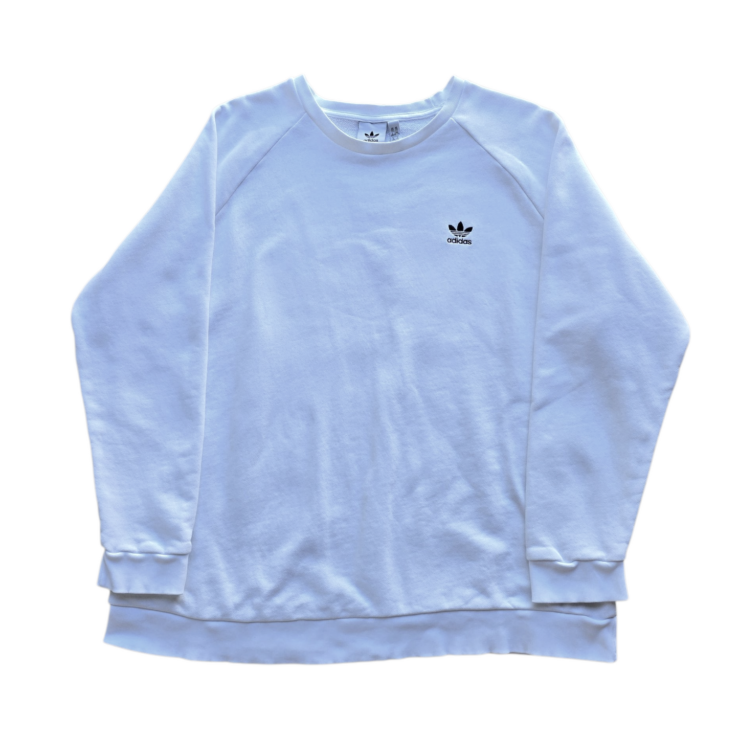 Adidas Embroidered Trefoil Sweatshirt - XXL