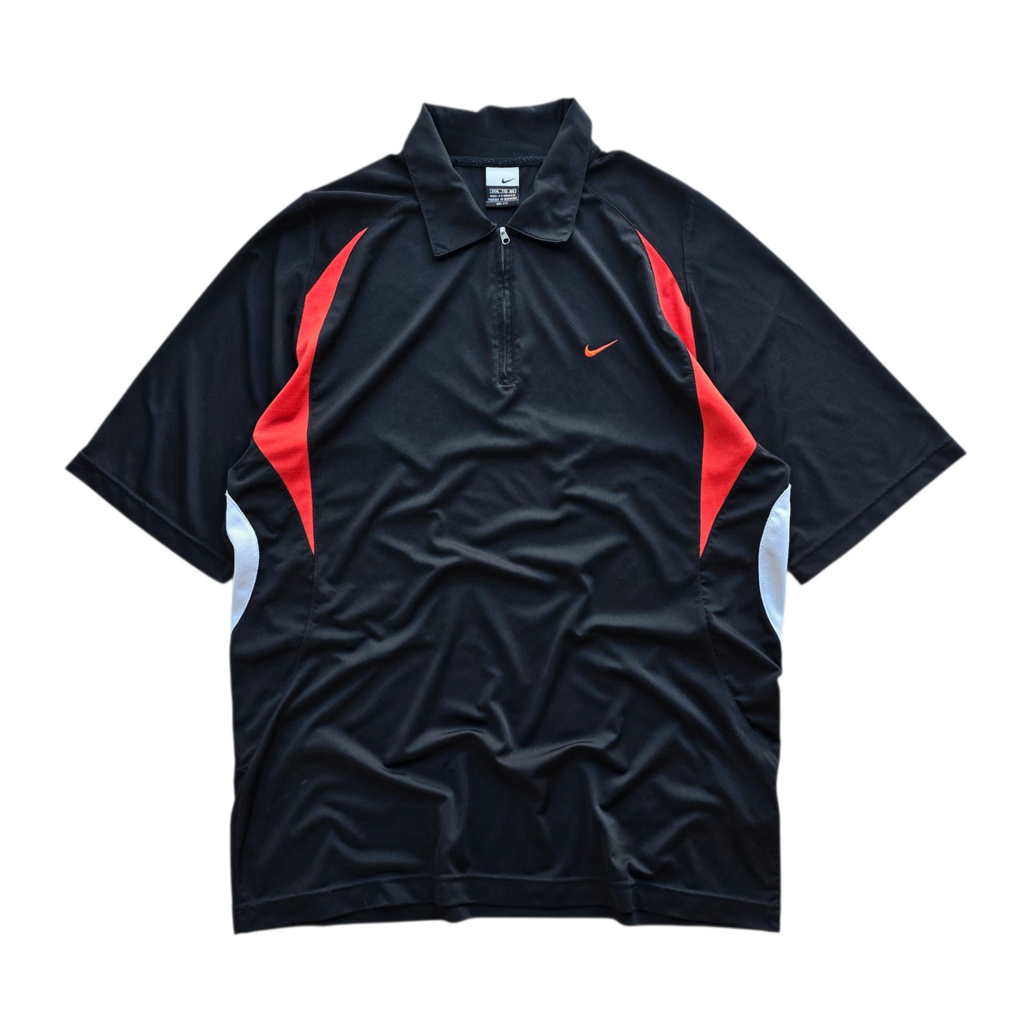 Vintage Nike Dri-Fit 1/4 Zip Polo Shirt - L/XL
