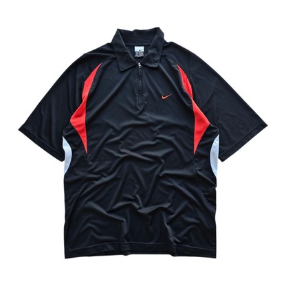 Vintage Nike Dri-Fit 1/4 Zip Polo Shirt - L/XL