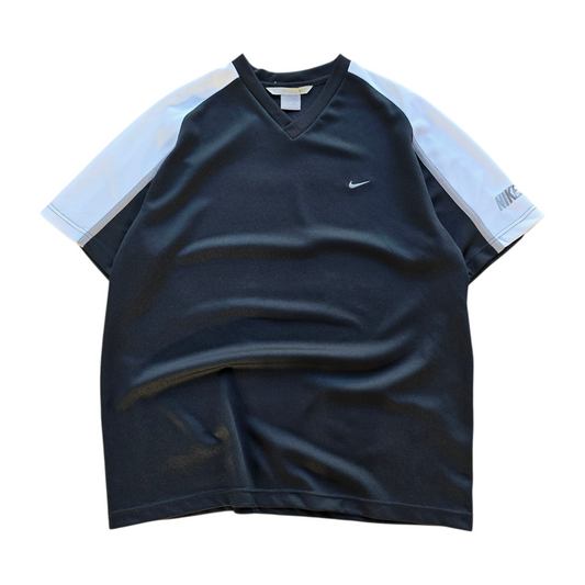 Vintage Nike Embroidered Swoosh Jersey Tee - L/XL
