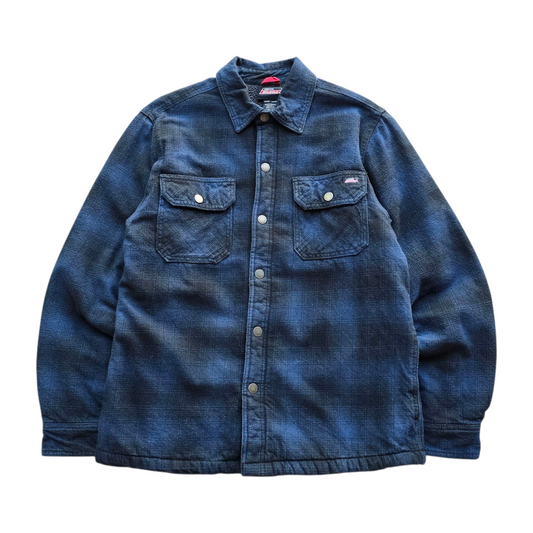 Dickies Heavyweight Sherpa Fleece Lined Flannel Jacket - M