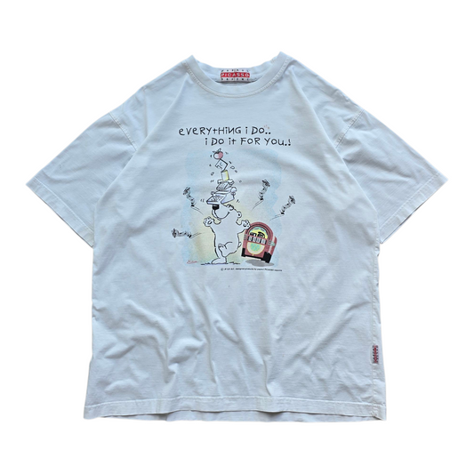 Vintage Papul Picasso Sapone "I do it for you" Art Tee - L