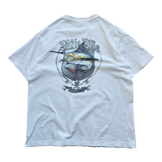 Vintage Columbia Swordfish Bite Me Tee - L