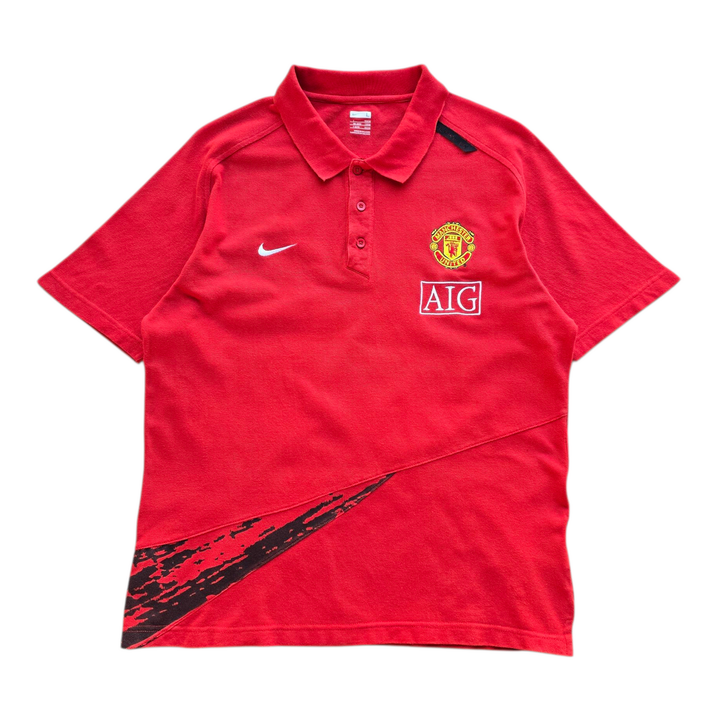 Nike Manchester United 2007/2008 Polo Shirt - L