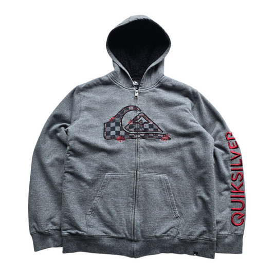 Quiksilver Sherpa Fleece Lined Full Zip Hoodie - S