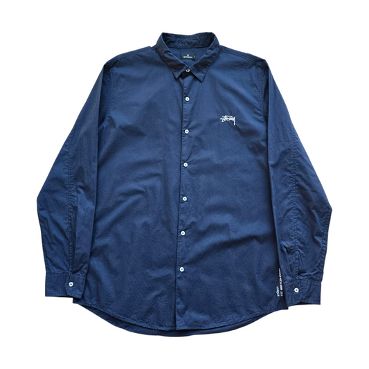 Stussy Long Sleeve Button Up Shirt - XXL